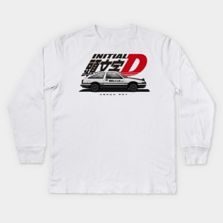 AE86 INITIAL D Kids Long Sleeve T-Shirt